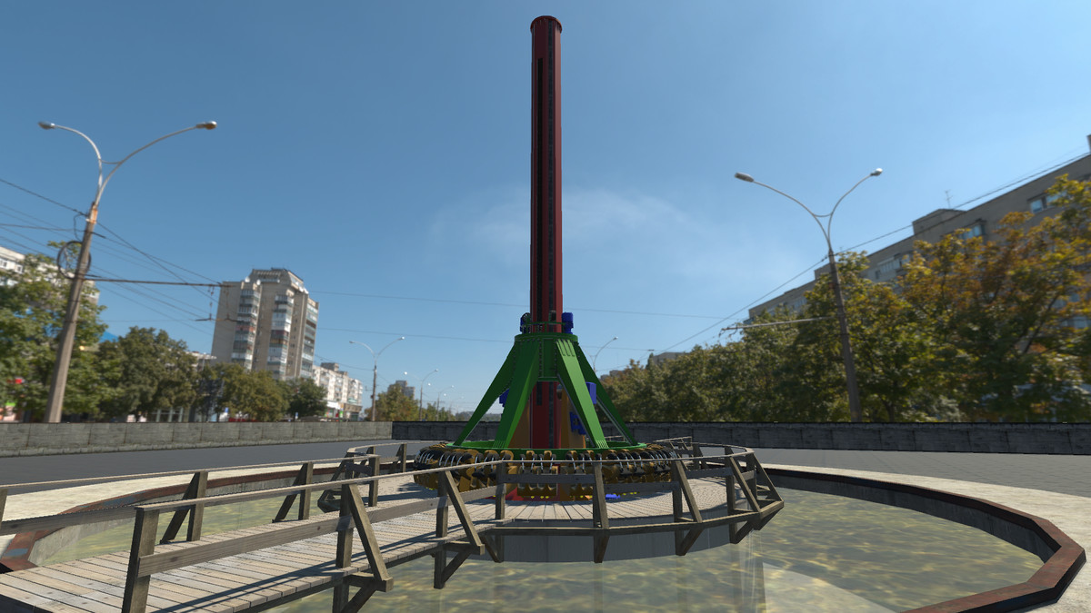 High Detail Fairground Ride 14 - VaryTower