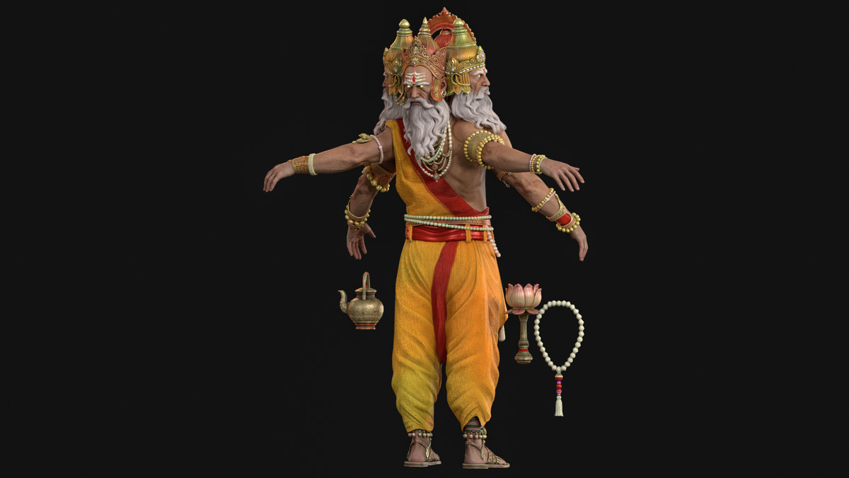 Indian God Brahma