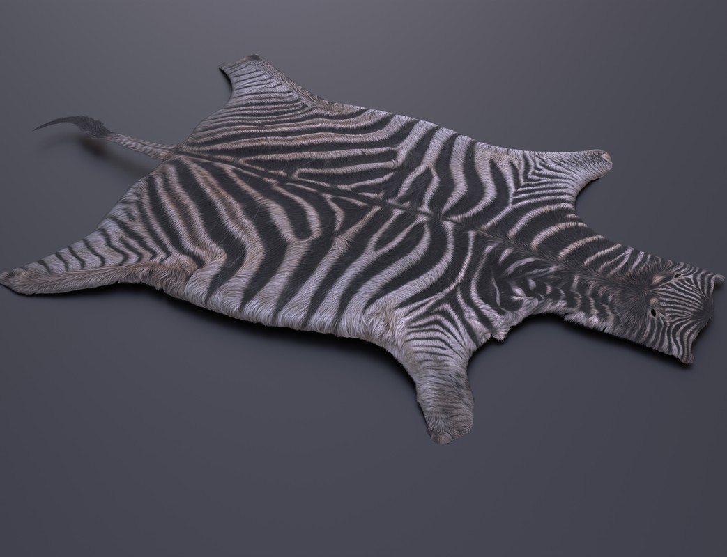 animal pelts volume two: cow, zebra, tiger, bear, deer, goat