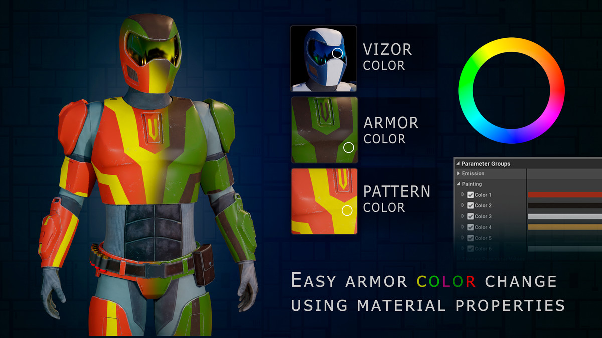 Futuristic trooper | Sci-Fi character