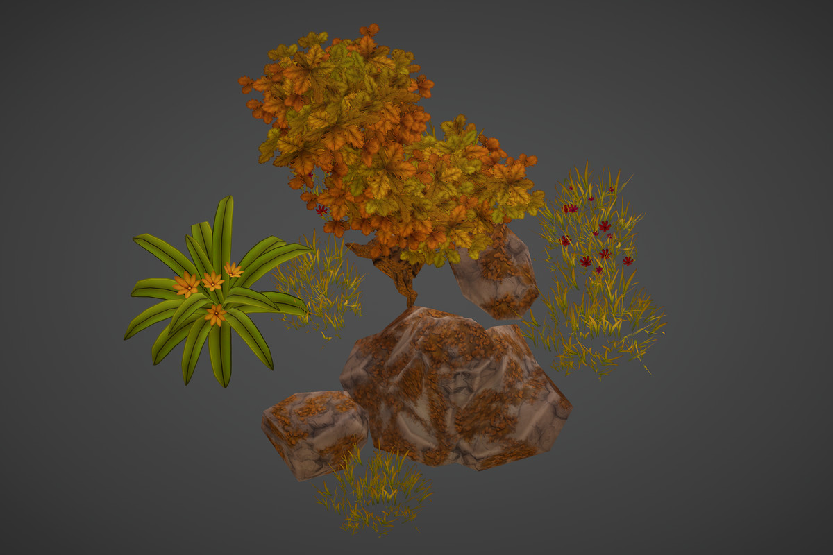 Stylized Fantasy Vegetation 8