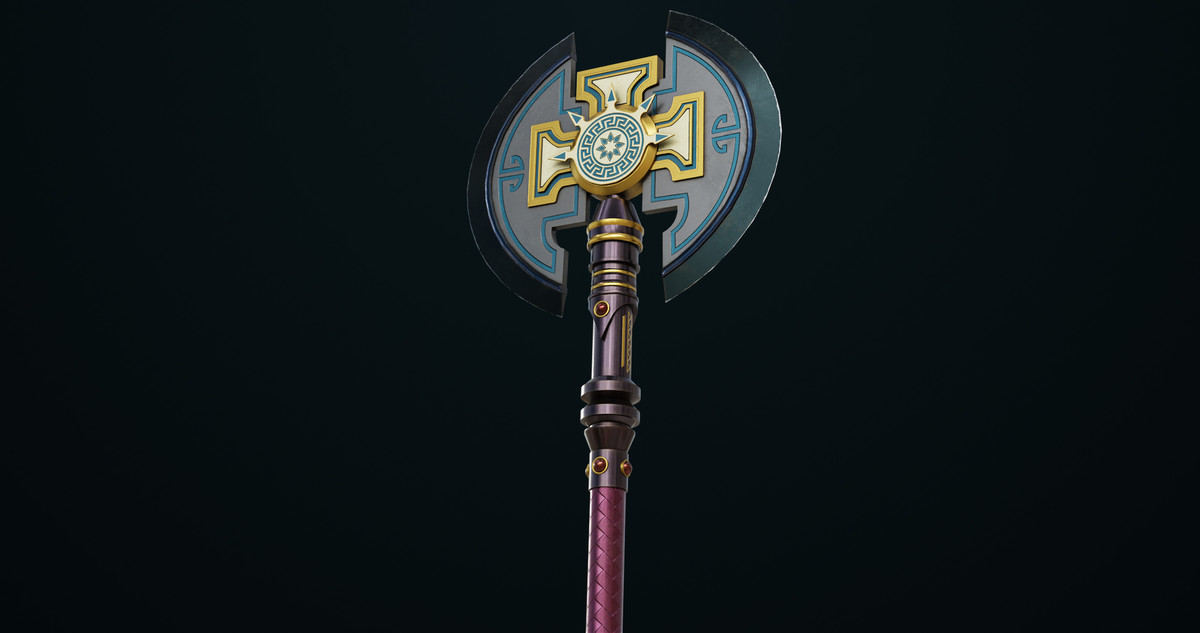 Battle Axe 09 URP HDRP Textures