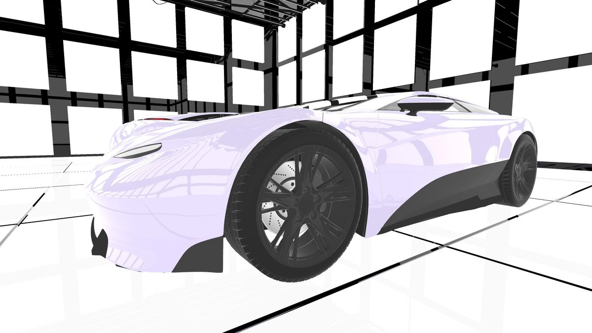 Futuristic Sport Car