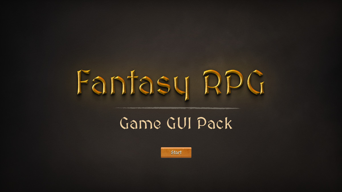 Fantasy RPG GUI