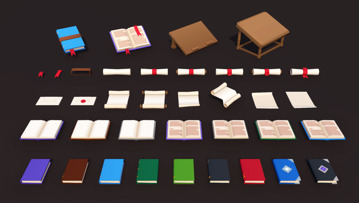 Low Poly Witch & Folk Magic Pack