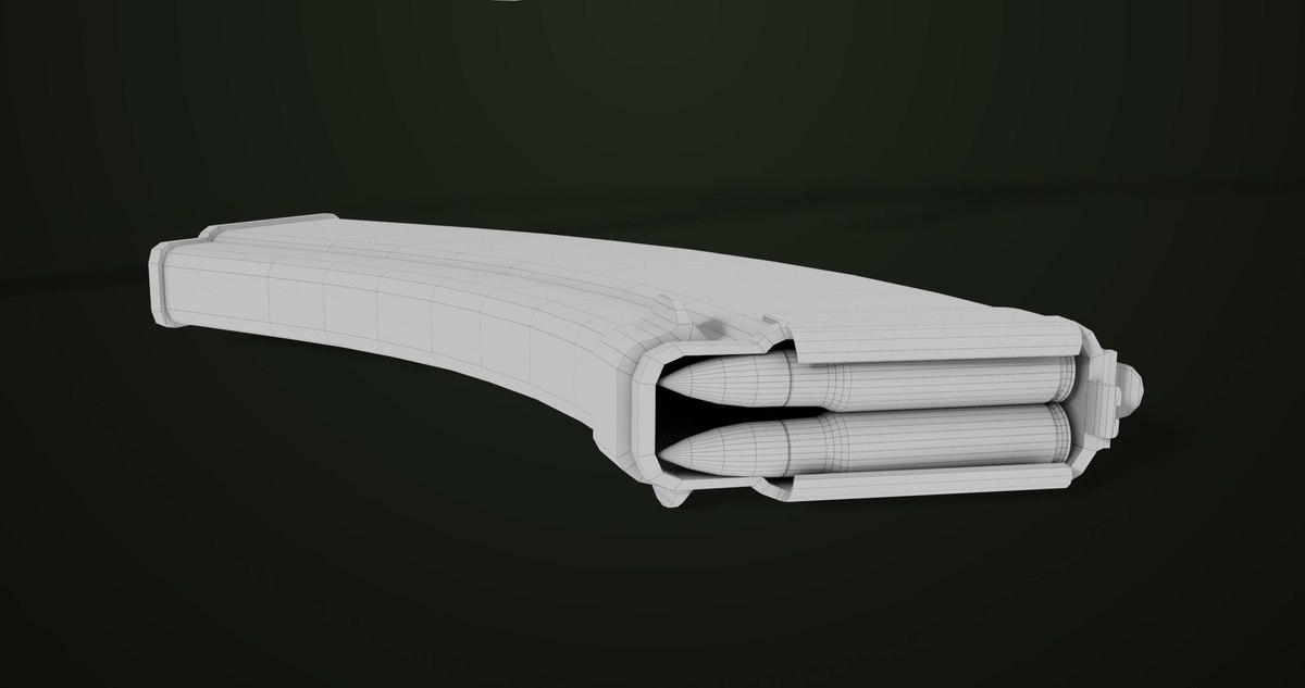 Light Machine Gun 10 Wood URP HDRP Texture