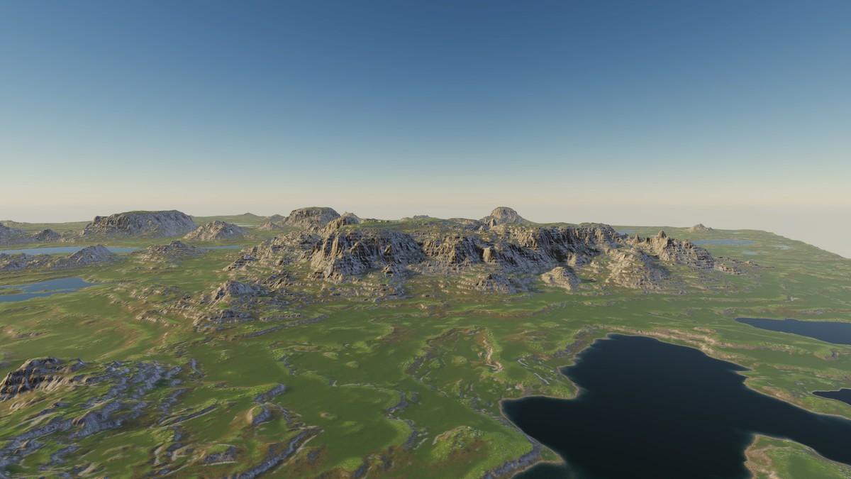 Procedural Terraces & Lava 8K - 36 Terrains
