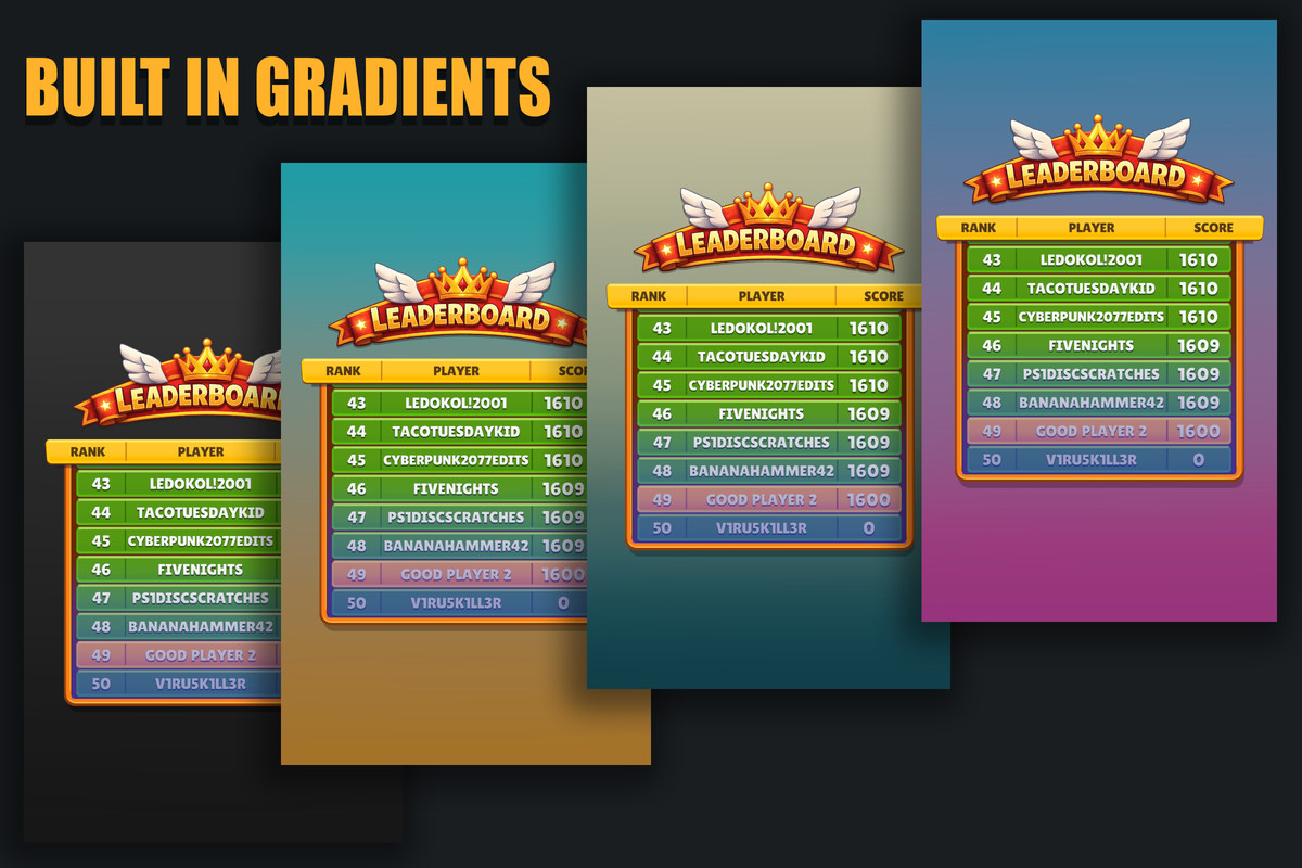 Casual Faked Leaderboard with Bots Activity