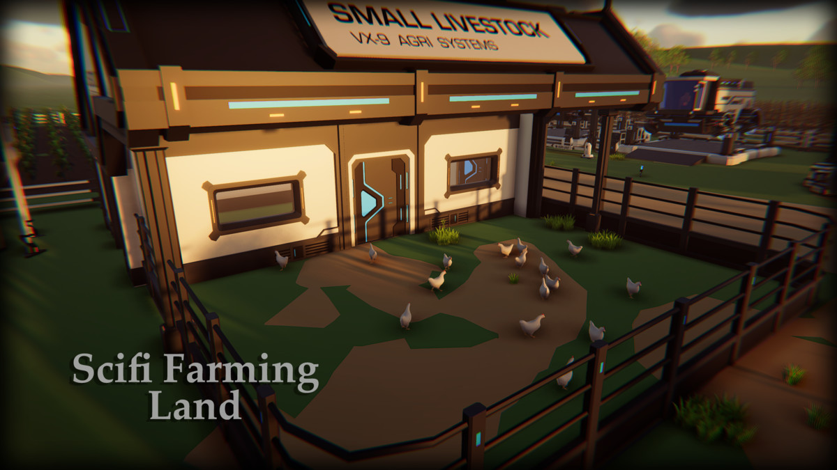 Scifi Farming Land - By Yorakeys