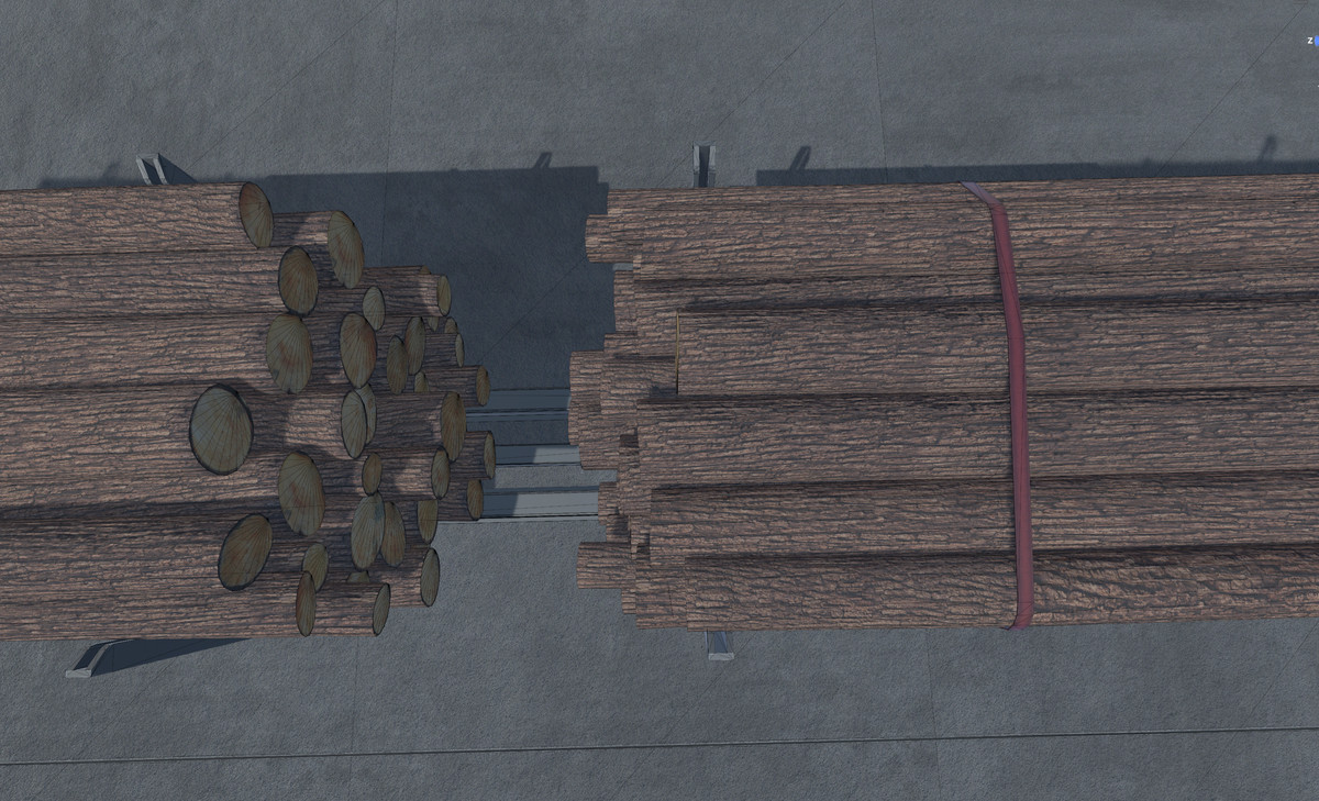 Cabover log truck