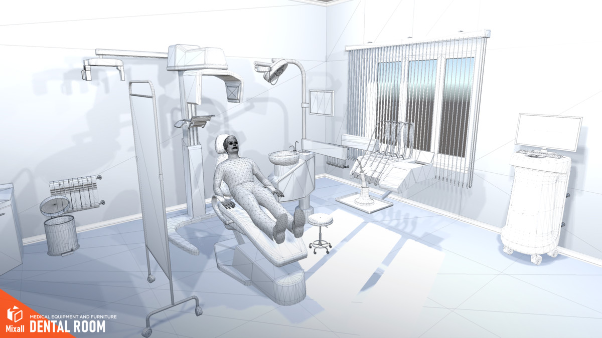 Dental Room - medical equipment and furniture