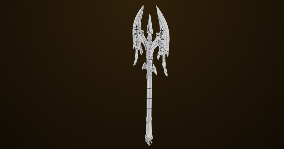 Battle Axe 01 URP HDRP Textures