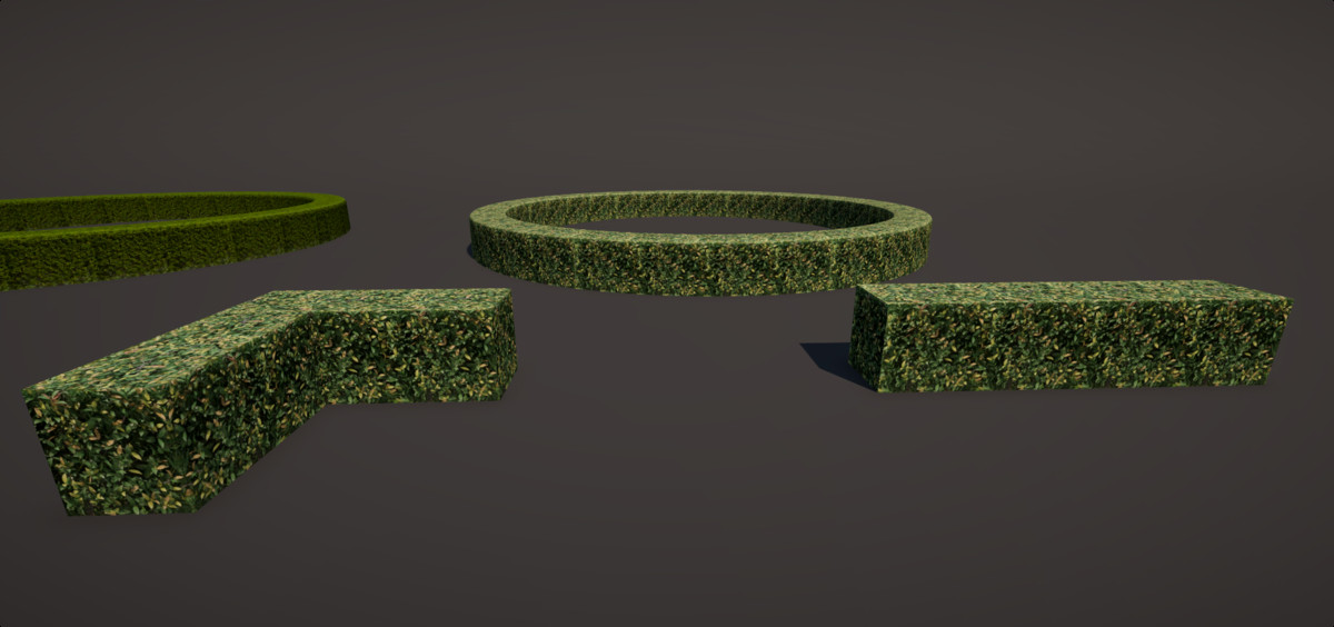Optimized Realistic Modular Hedge Set