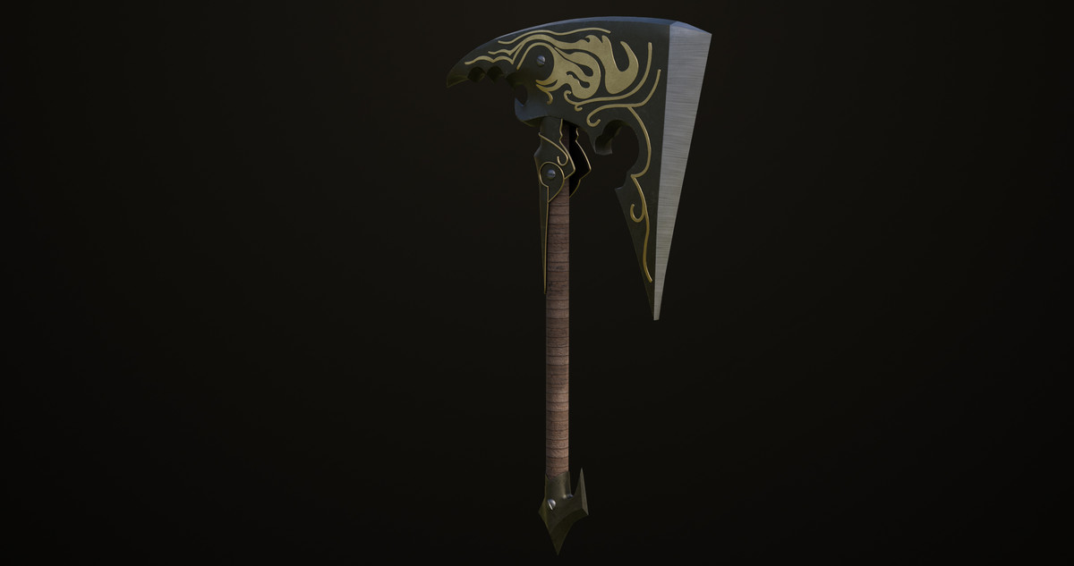 Battle Axe 13 URP HDRP Textures