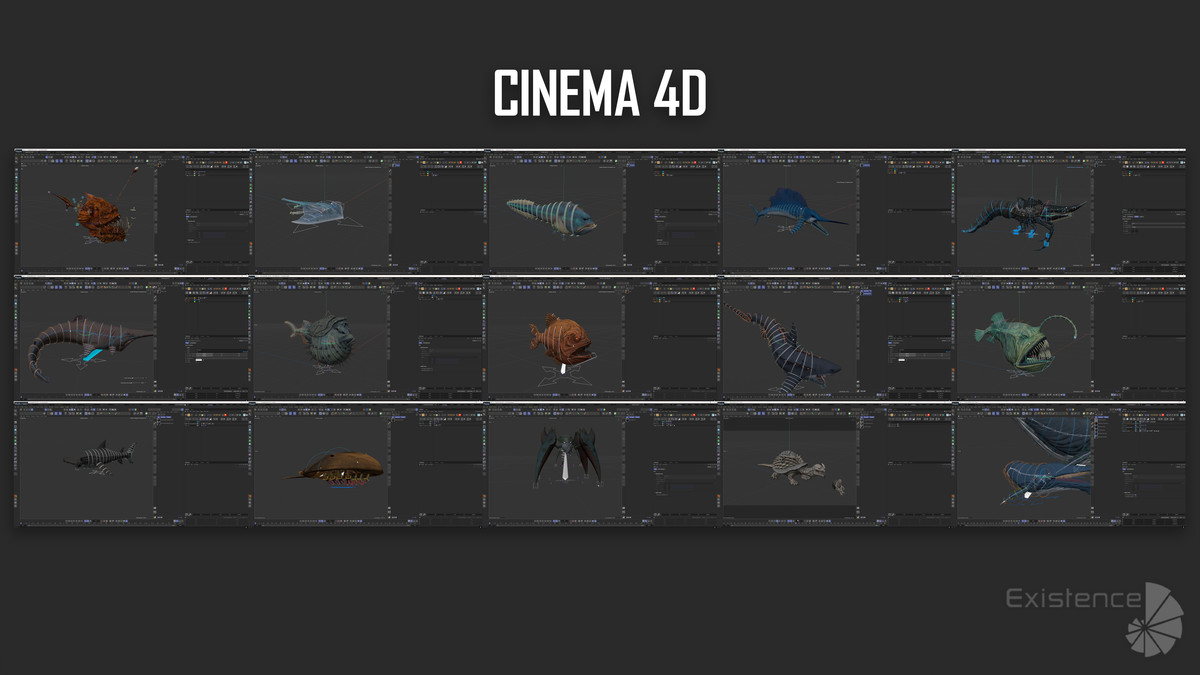 15 In 1 Bundle - Underwater Creature Fish