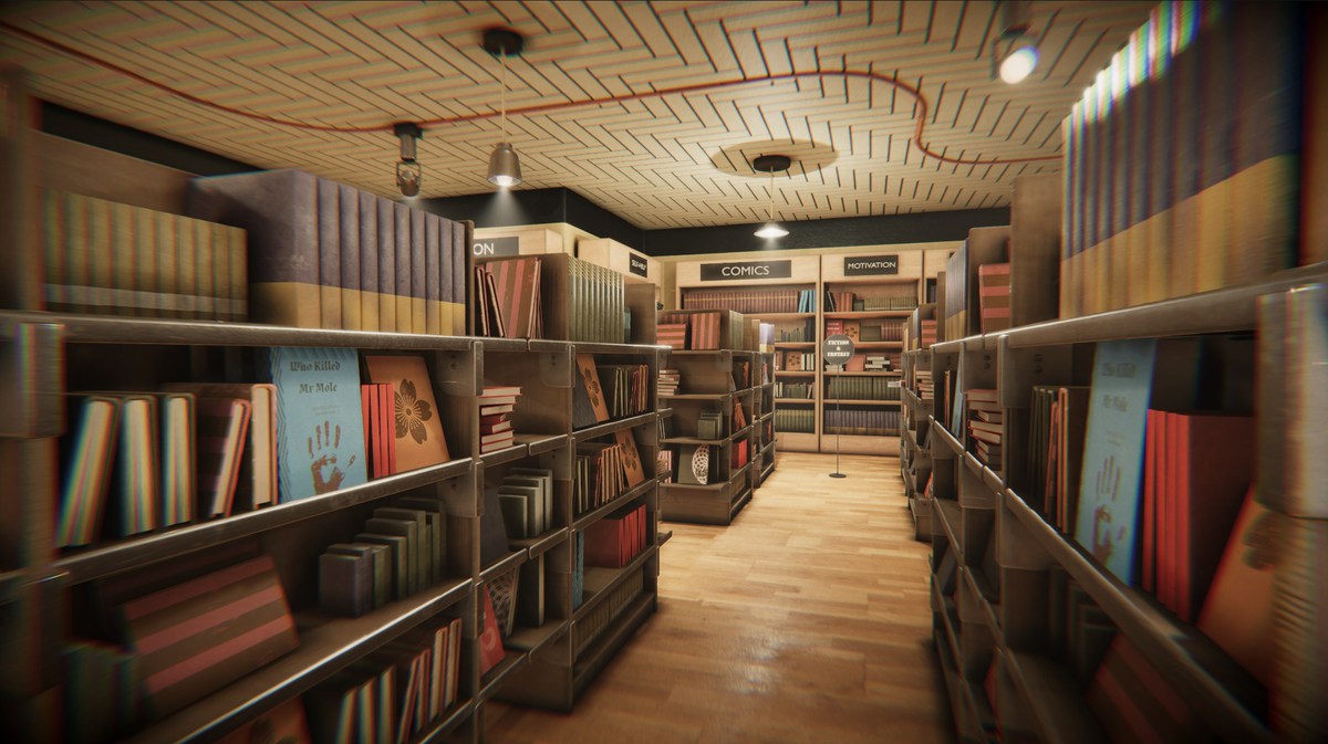 Book Store 3d Environment