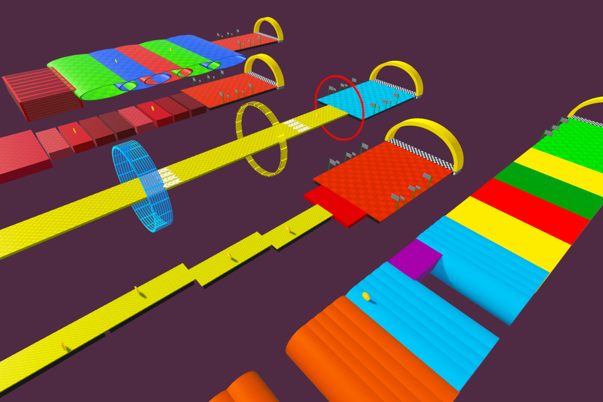 Obby Style Car Game Level Pack
