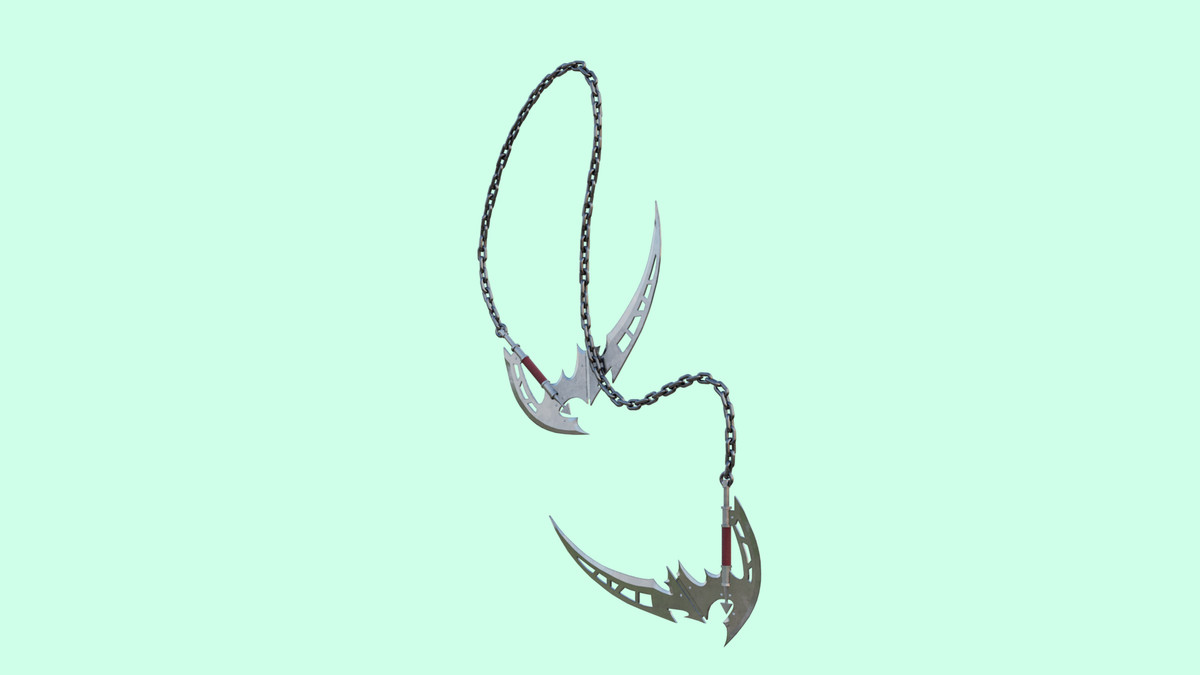 Chain Flail Blade Weapon URP and HDRP Textures