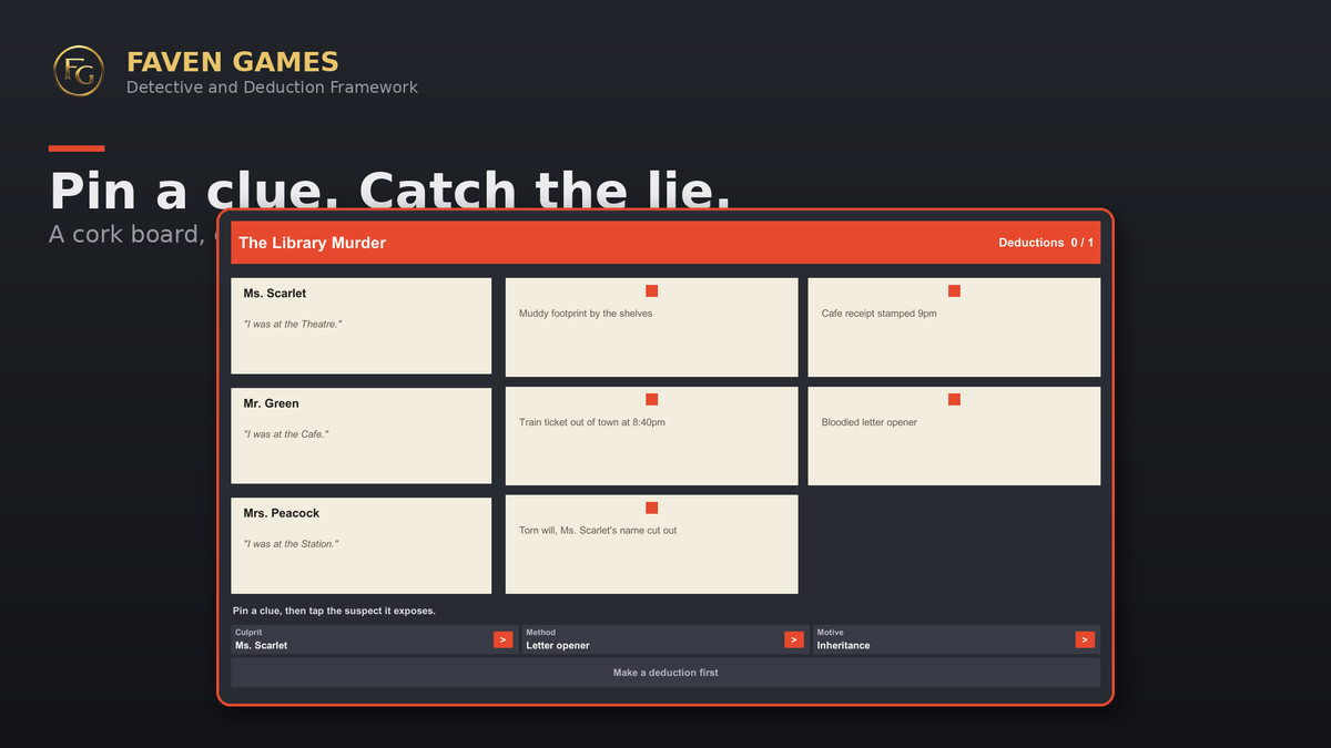 Detective and Deduction Framework