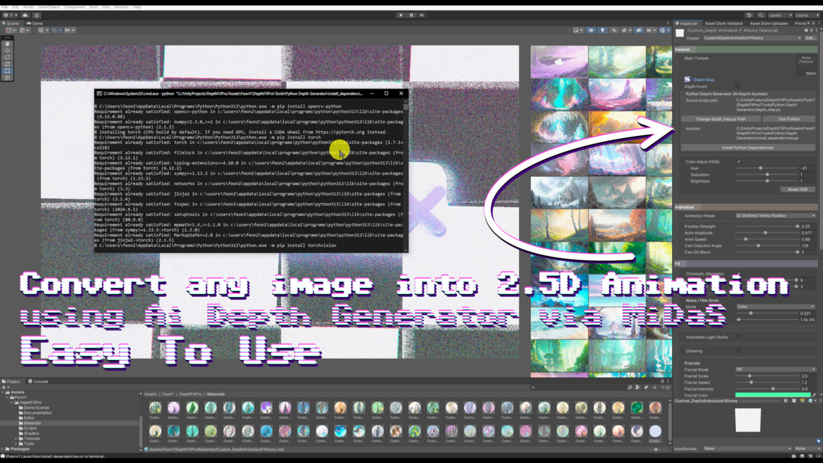 Depth FX Pro – Universal AI Shader Suite (Depth, Parallax, Weather, FX)