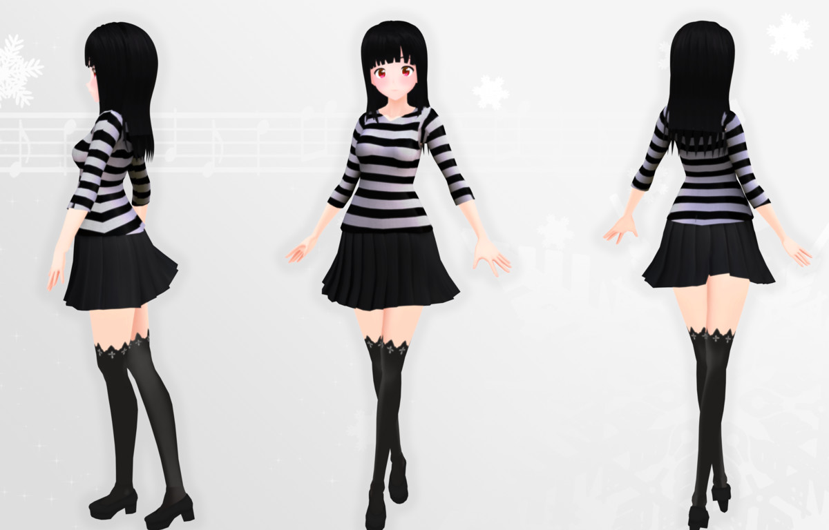 Luna: Anime-Style Character For Games And VRChat