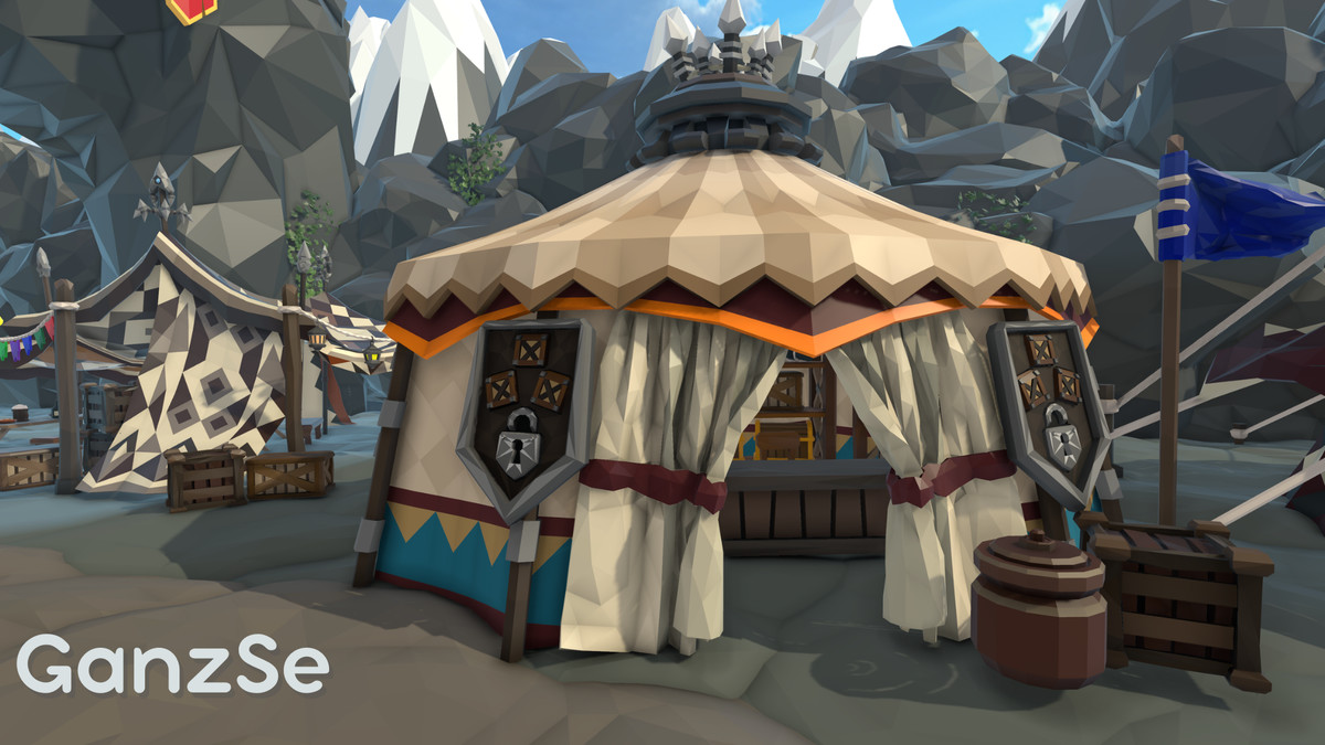 GanzSe Mountain Trade Pass - Stylized Low Poly Environment