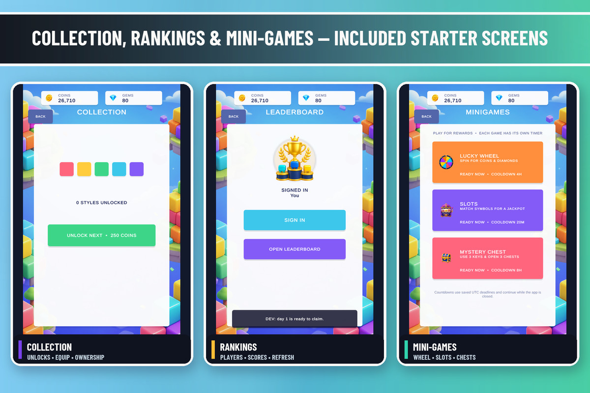 HyperCasual LiveOps Kit | Ads, IAP, Retention & Mobile Services