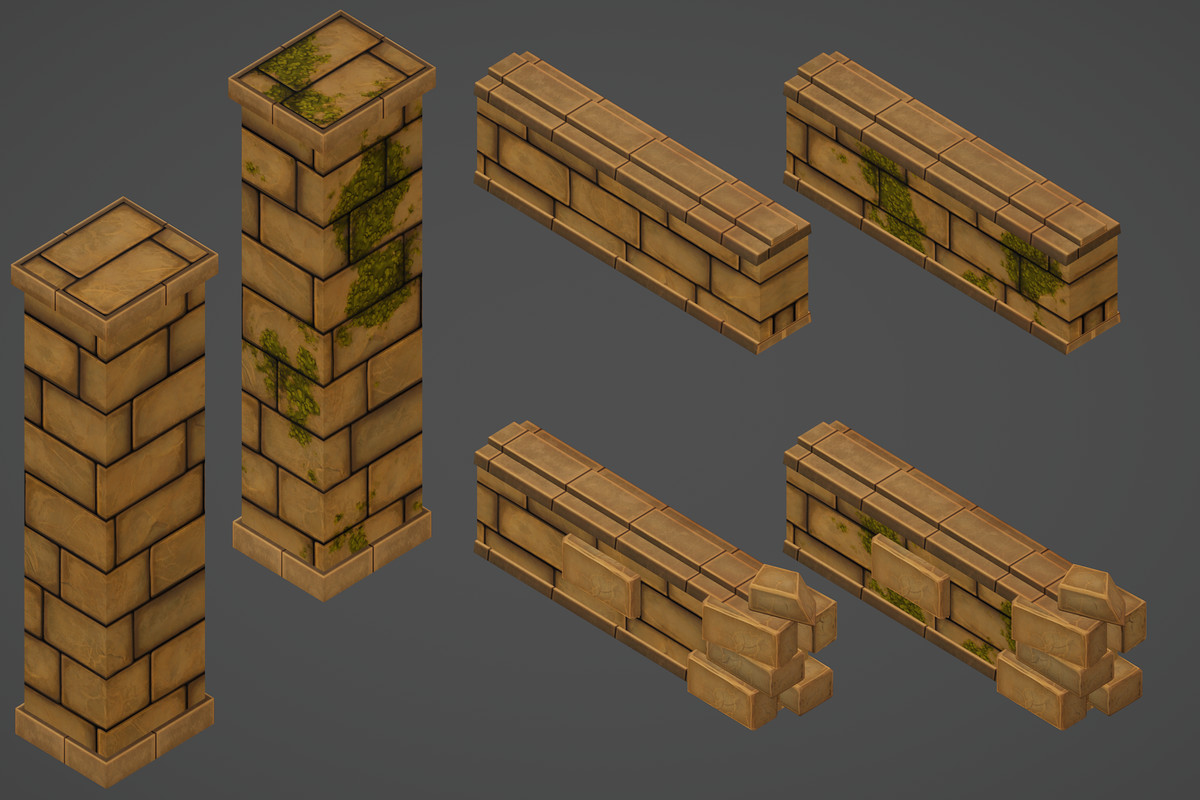 Ruins Forest Environment