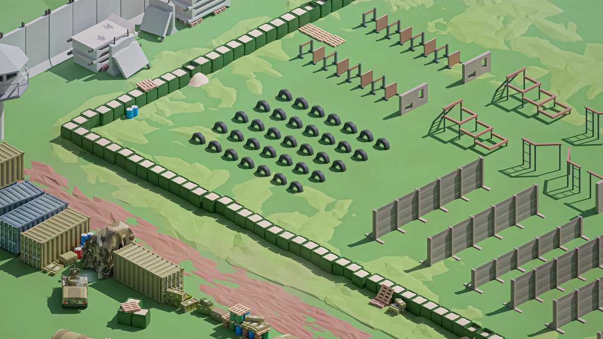 Military 2 - Low Poly 3D Models Pack