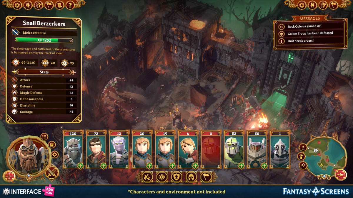 Fantasy Screens Add-On - Synty INTERFACE - GUI