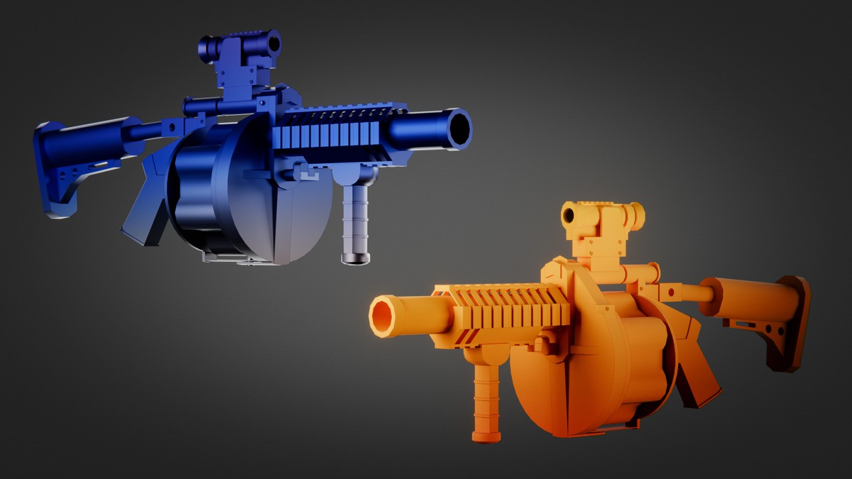 Ultimate Weapon Pack — 23 Guns + 943 Skins (Low Poly, Stylized, FPS/TPS Ready)