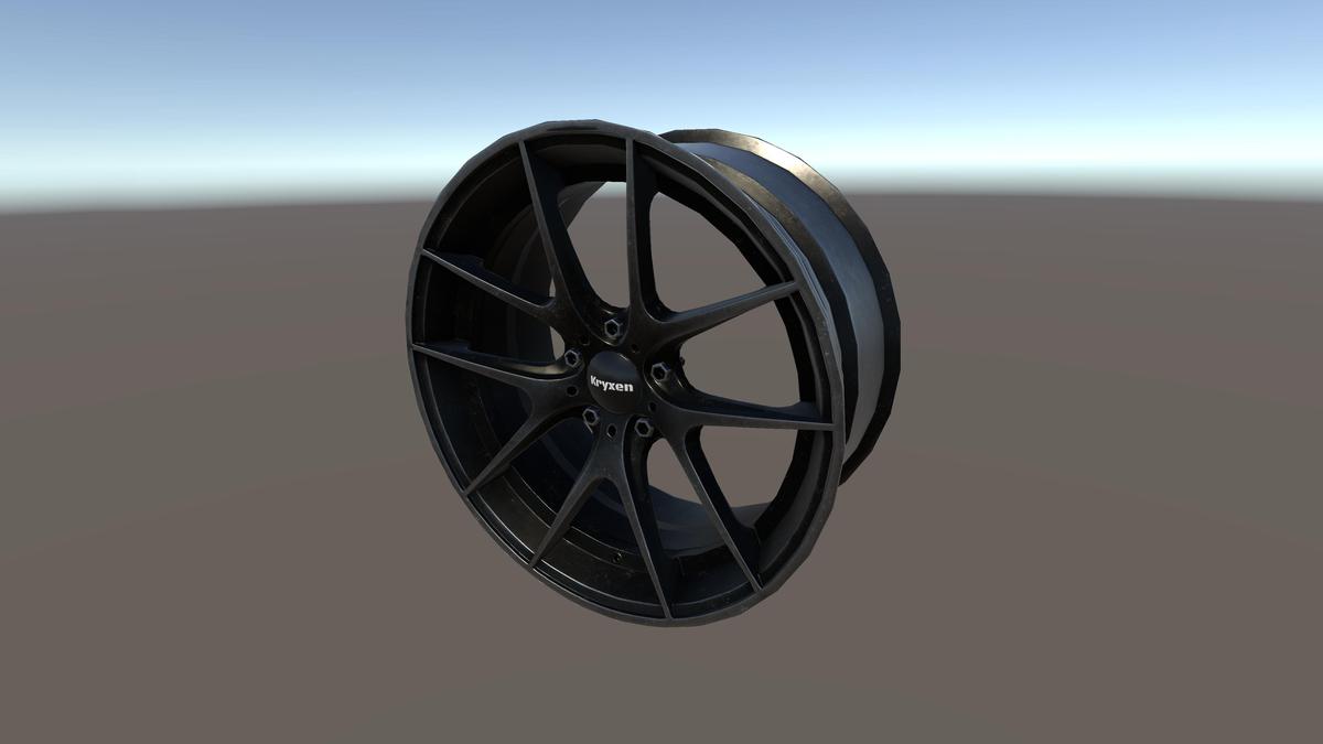 Kryxen Rim V1 - Gunmetal - Game Ready