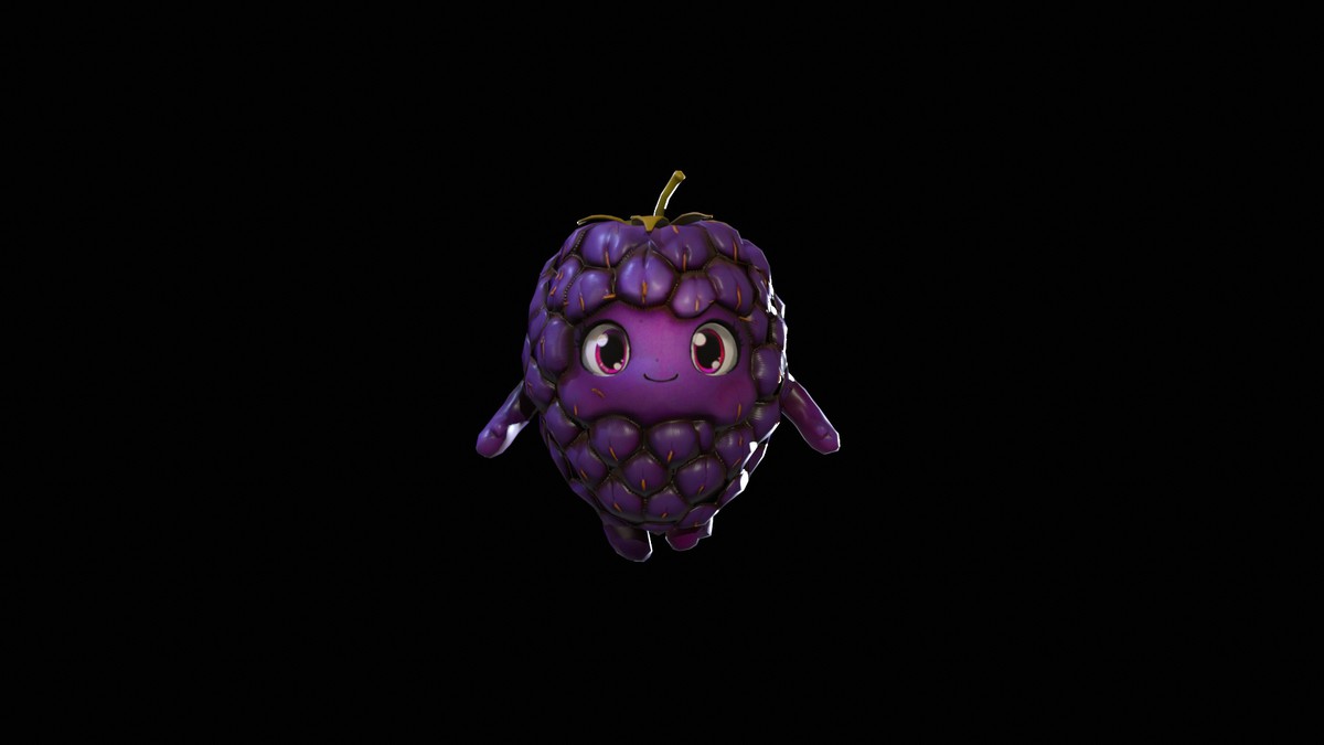 Chibi Fruit Blackberry Two