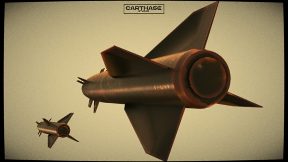 Modular lowpoly Missile & Launcher Pack