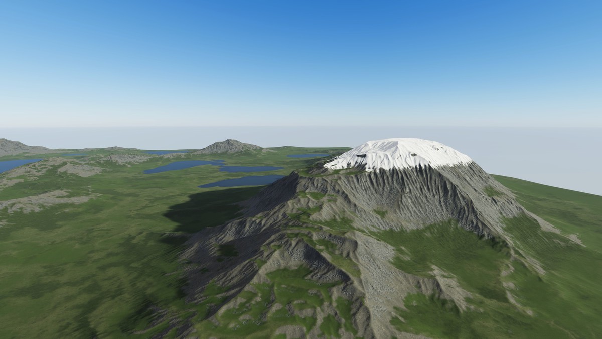 Procedural Ridged Mountains 8K & 4K - 54 Terrains