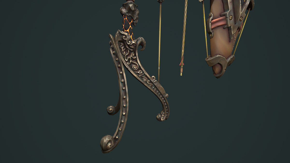 Harp bow quiver arrow