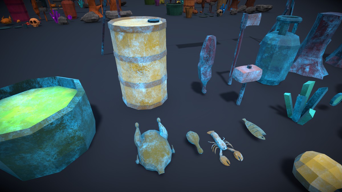 Frozen Poly Props (Lowpoly)
