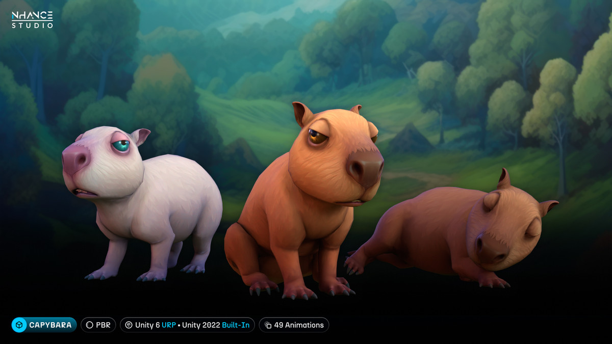 Stylized Capybara