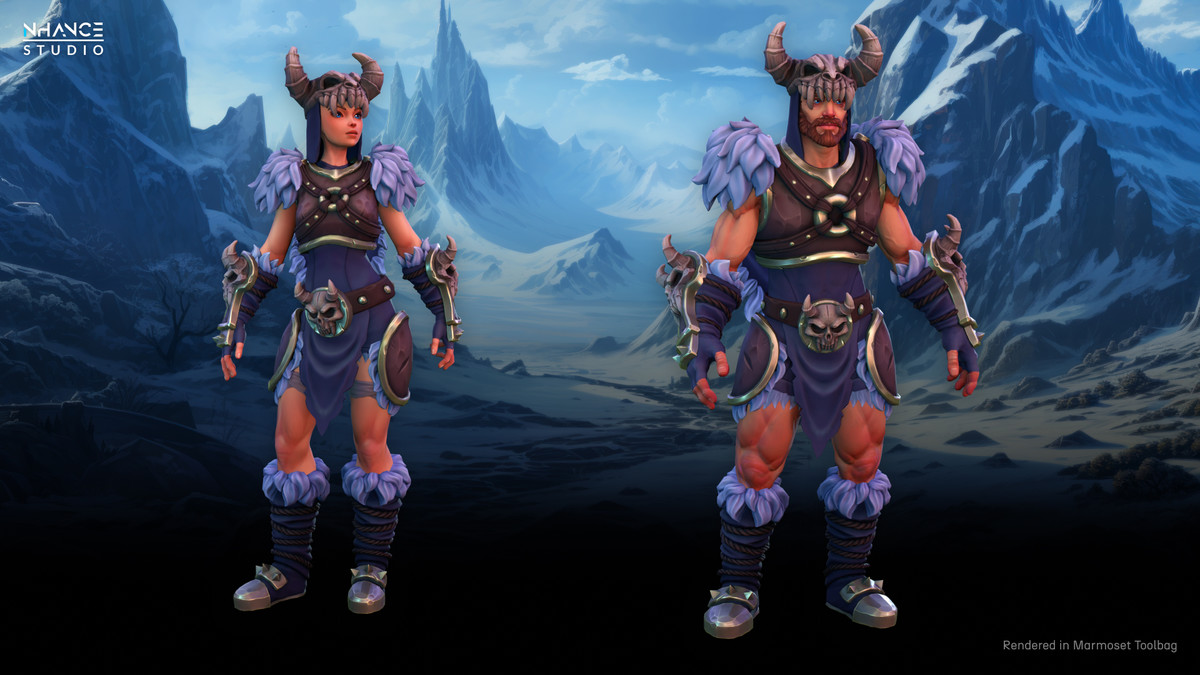 Stylized Nordic Warrior Outfit
