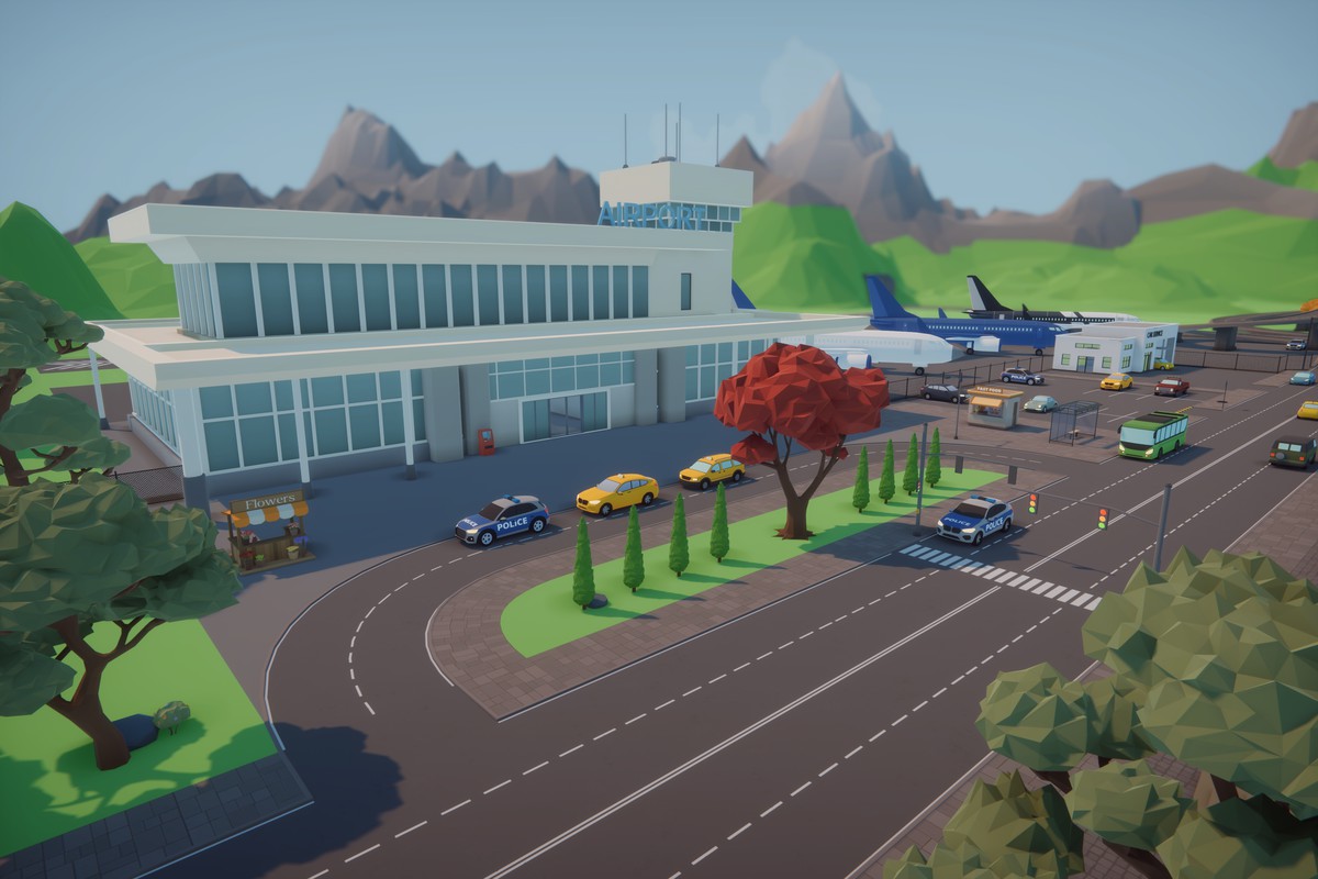 Low Poly Euro City