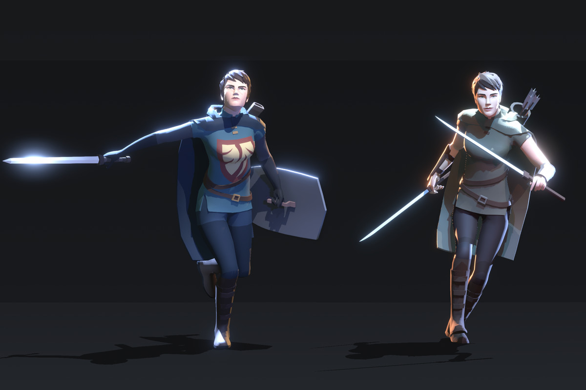 Polyquest Heroes: Warrior I Huntress