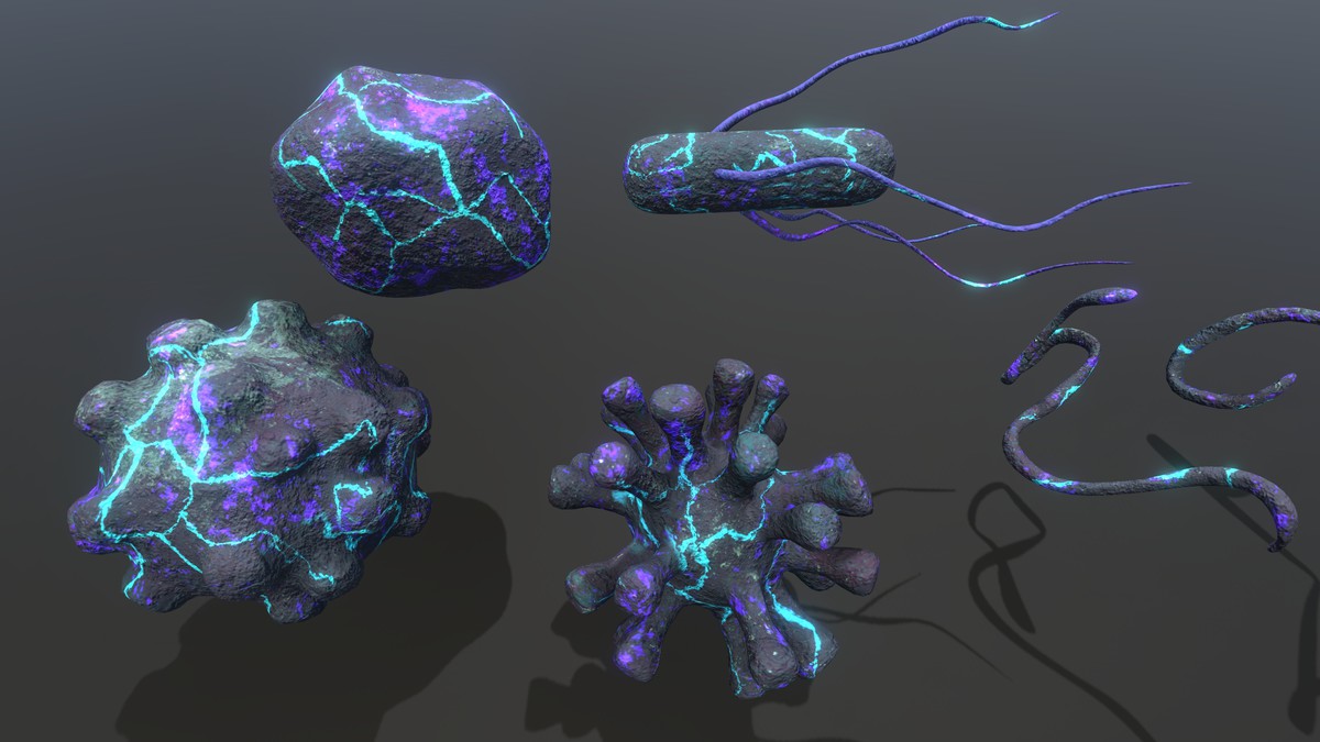Fantasy Viruses 3D