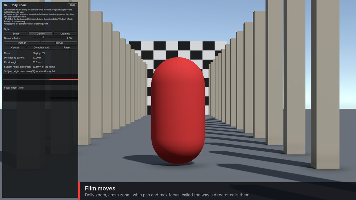 CineOperator — Camera Operator Simulation