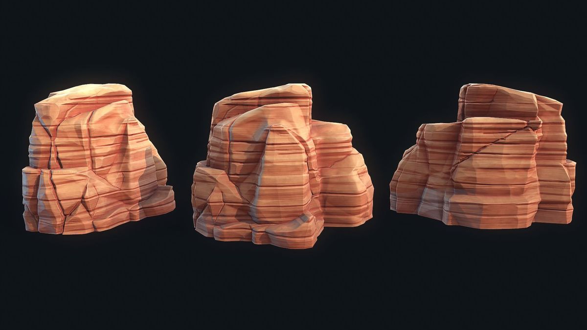 Stylized Desert Rock
