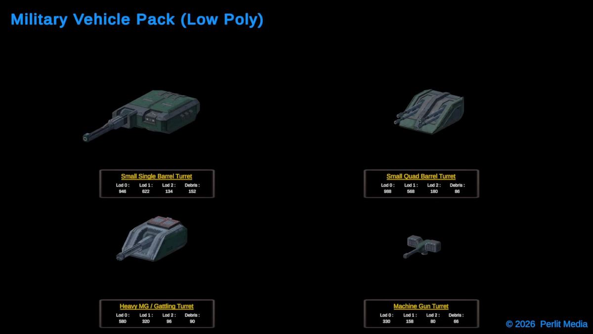 3D Military Vehicle Pack (LowPoly)