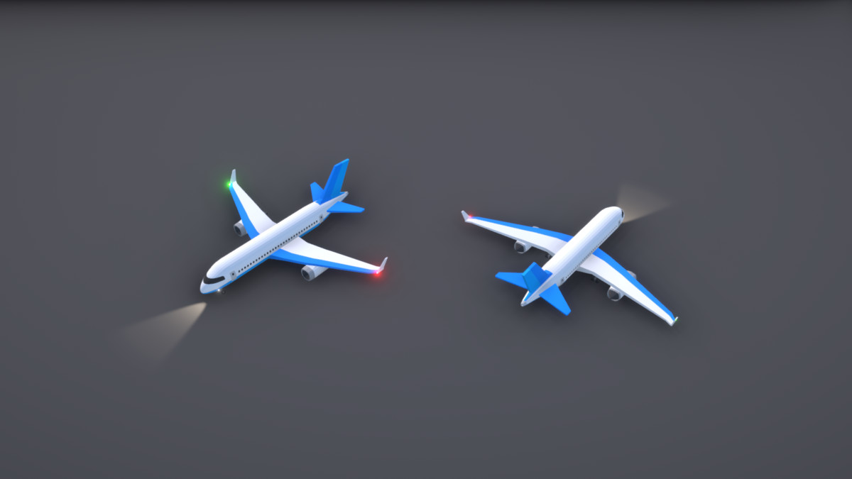Low Poly Aircraft Trio