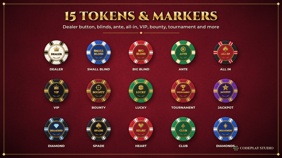 Poker Chips Kit – 2D, UI & 3D Casino Chips and Tokens