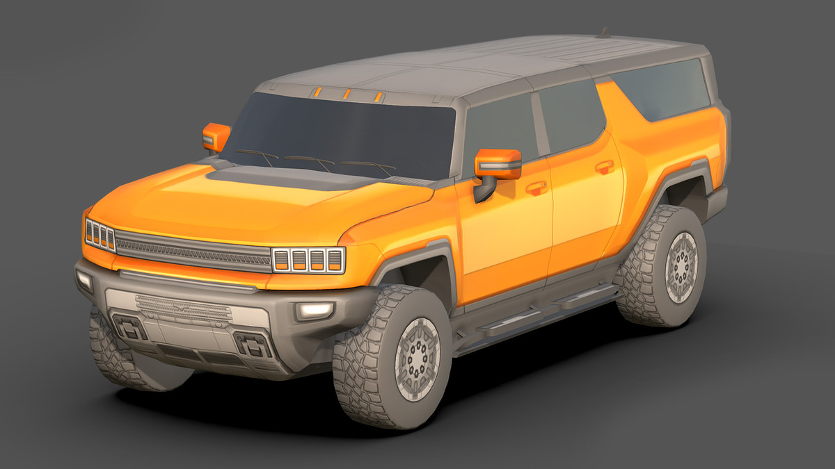 City Low Poly Car 7