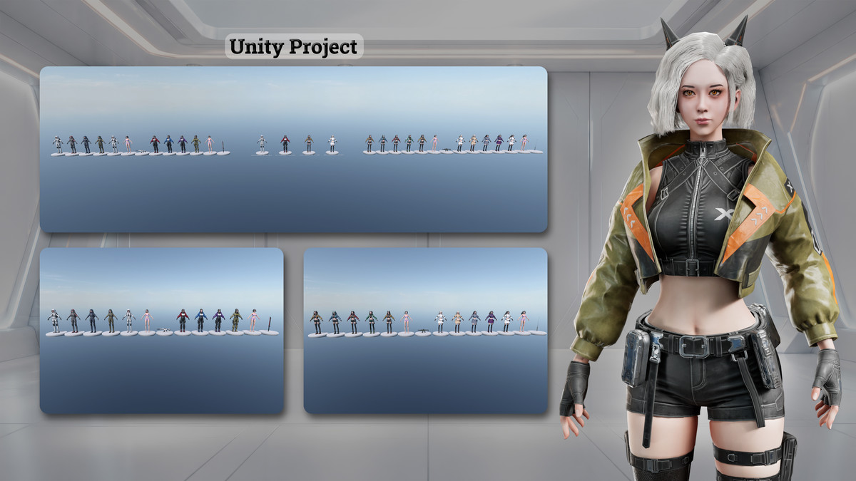 Cyberpunk & Sci‑Fi Female Operatives - Volume 1