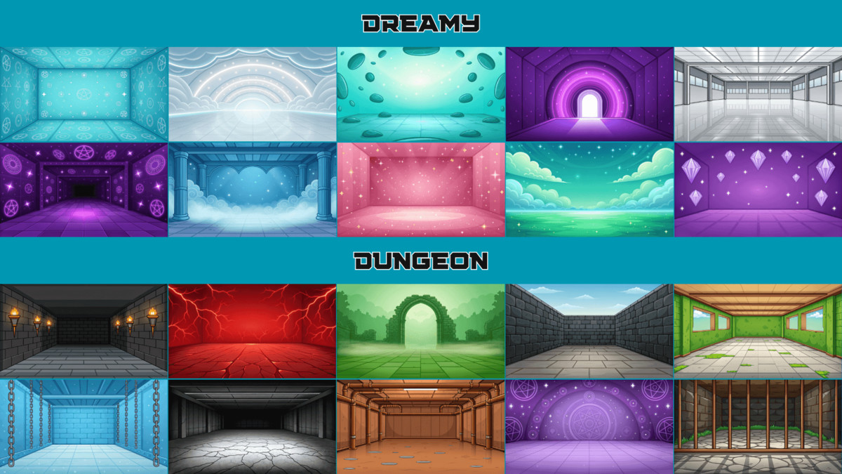 231 Battle Backgrounds & RPG Environments (2D)